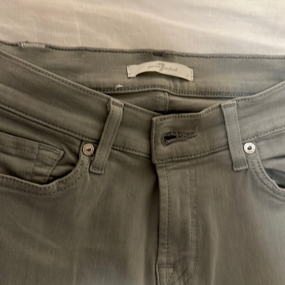 7 for all Mankind Green Jeans